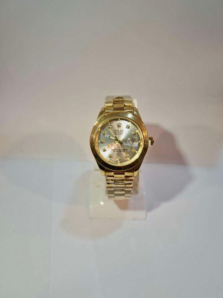 Rolex Date Just premium Golden colour Silver Dial