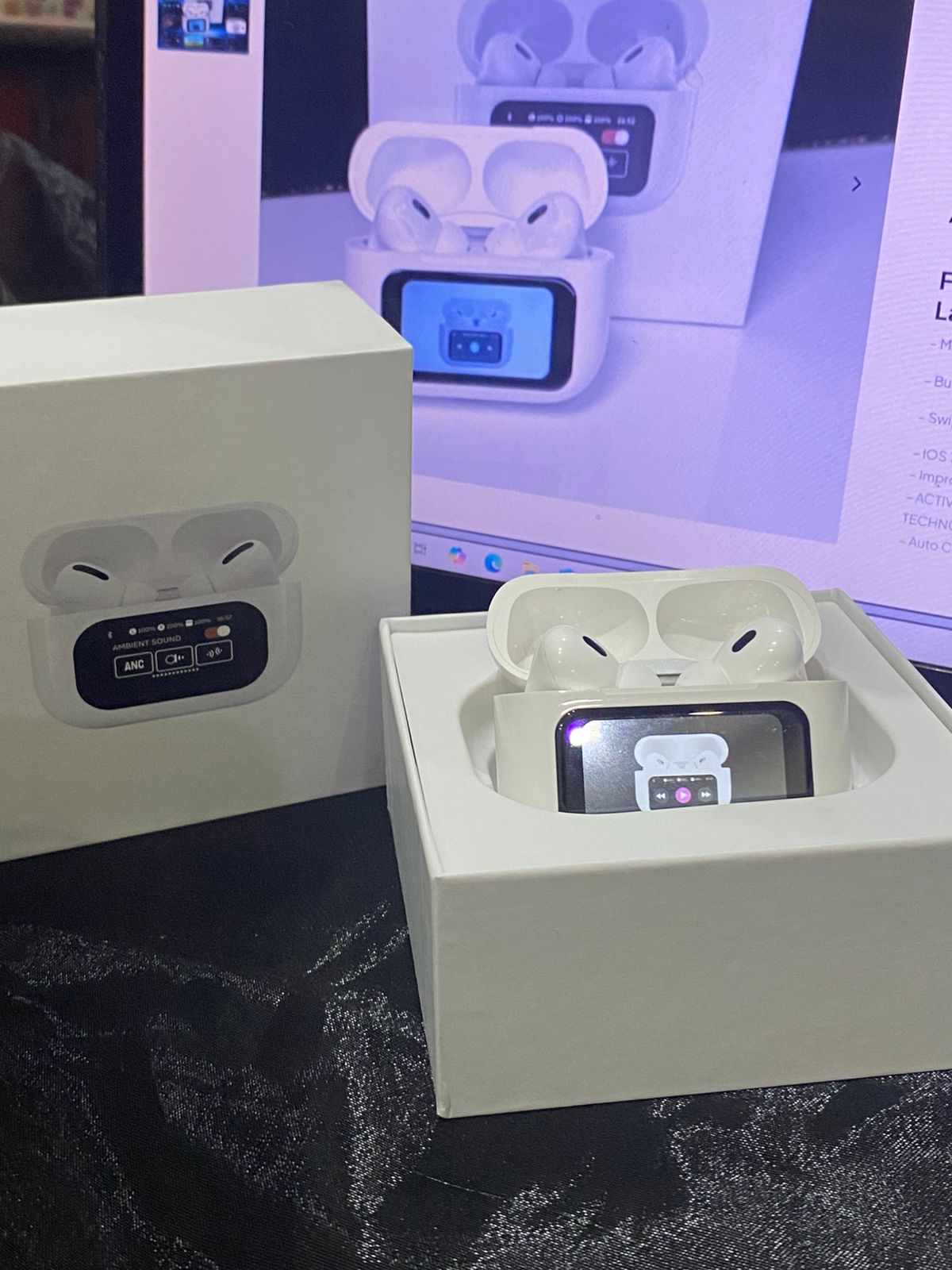 A9 Pro Earbuds with ANC & LED Display