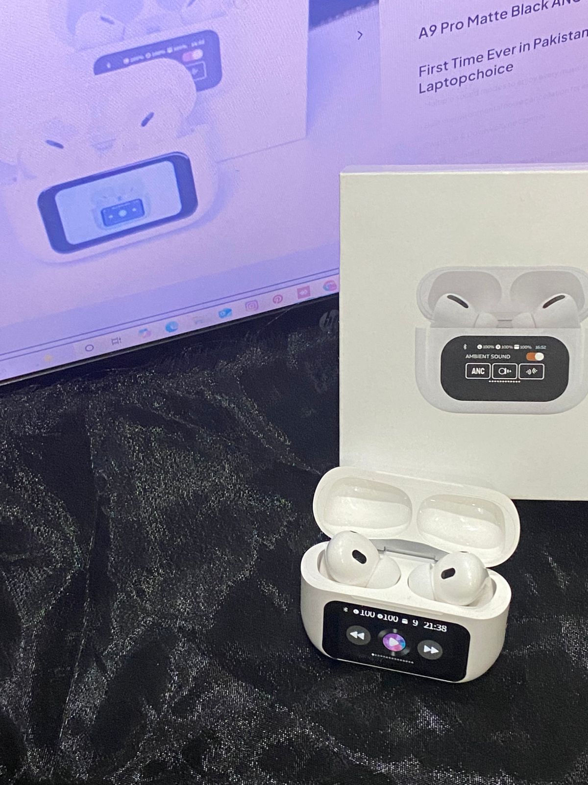 A9 Pro Earbuds with ANC & LED Display