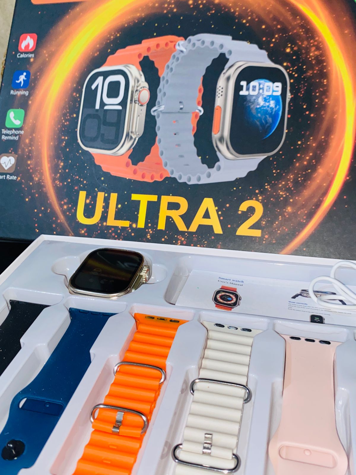 Ultra 2 Smart Watch Set with 7 straps
