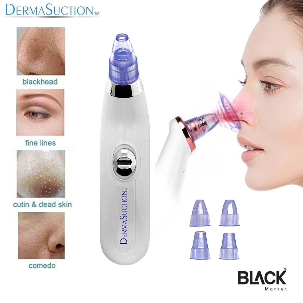 Derma Suction Blackhead Remover Vacuum Suck The Yuck Out Of Your Pores (cell Operated)