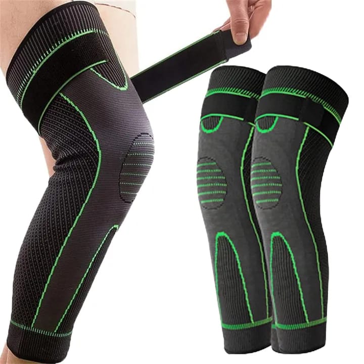 Premium Knee Support Sleeve With Strap – Pain Relief & Performance Boost
