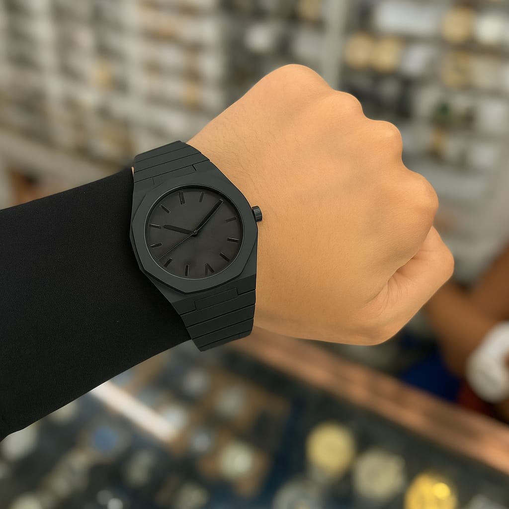 Black Arabic Aura watch