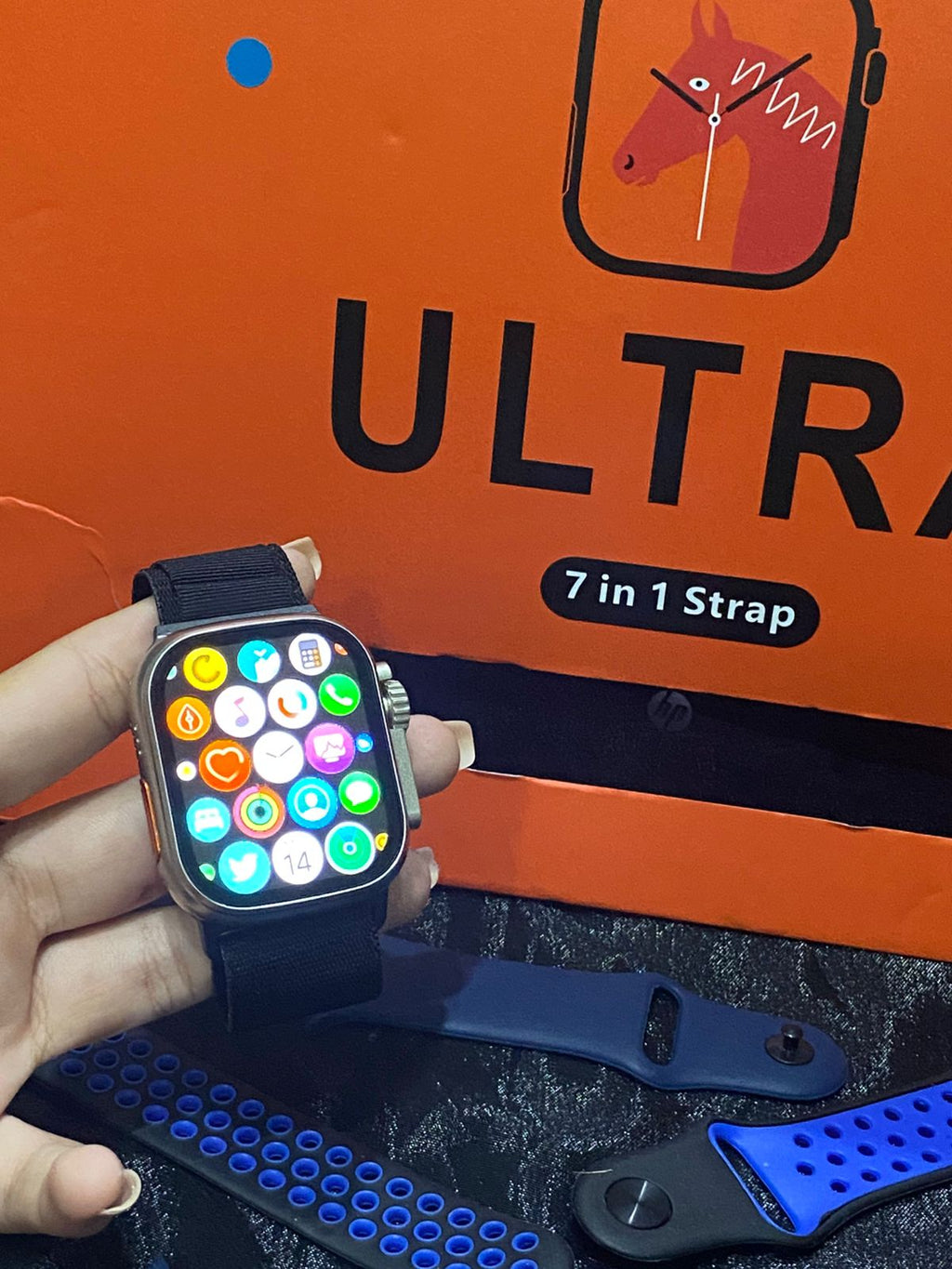 Hi Watch Pro Ultra Smartwatch – 7-in-1 Strap Bundle