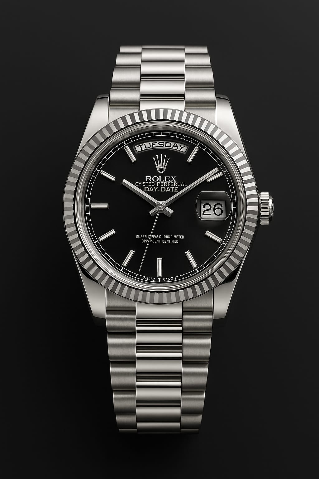 Rolex Day-Date premium black Dial